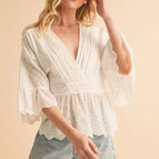 WHITE / L